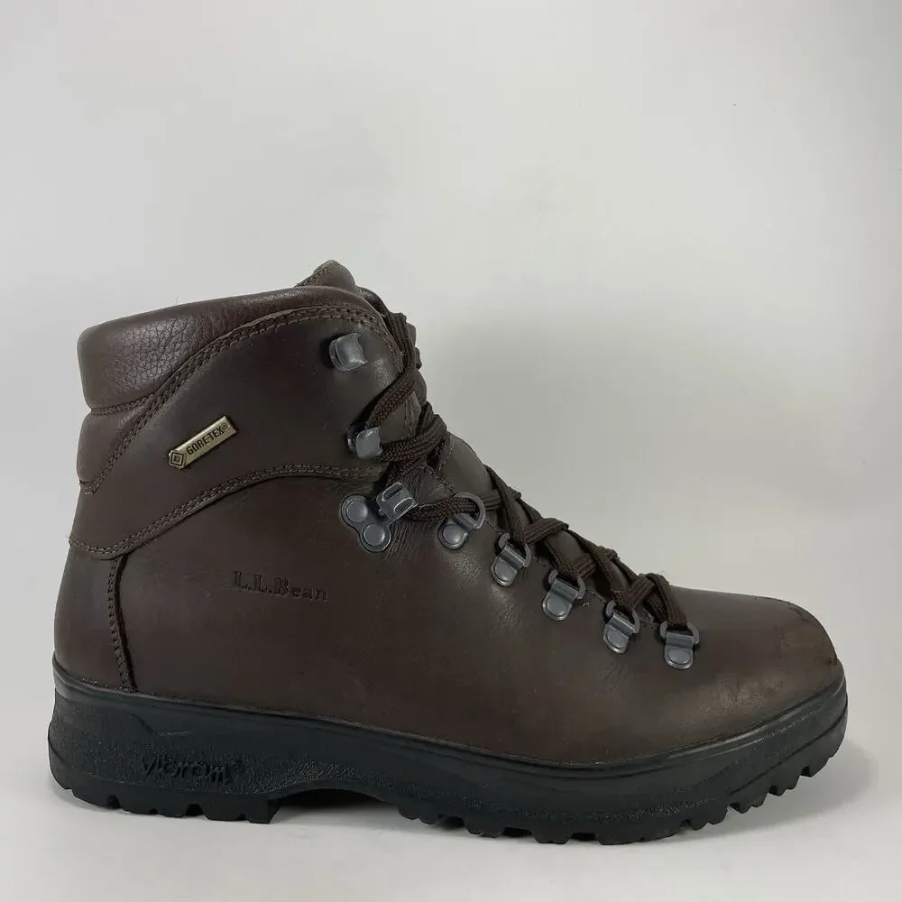 LL Bean Cresta GORE-TEX Boots Womens Size 9.5 Brown Leather Waterproof Hiking